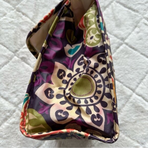 Vera Bradley | "Plum Crazy" Insulated Lunch Tote - Picture 4 of 13